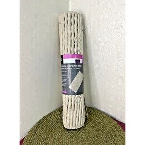 Easy Home Cushion Grip  Bath Mat 17×36" Bathroom Machine Washable Resists Mildew